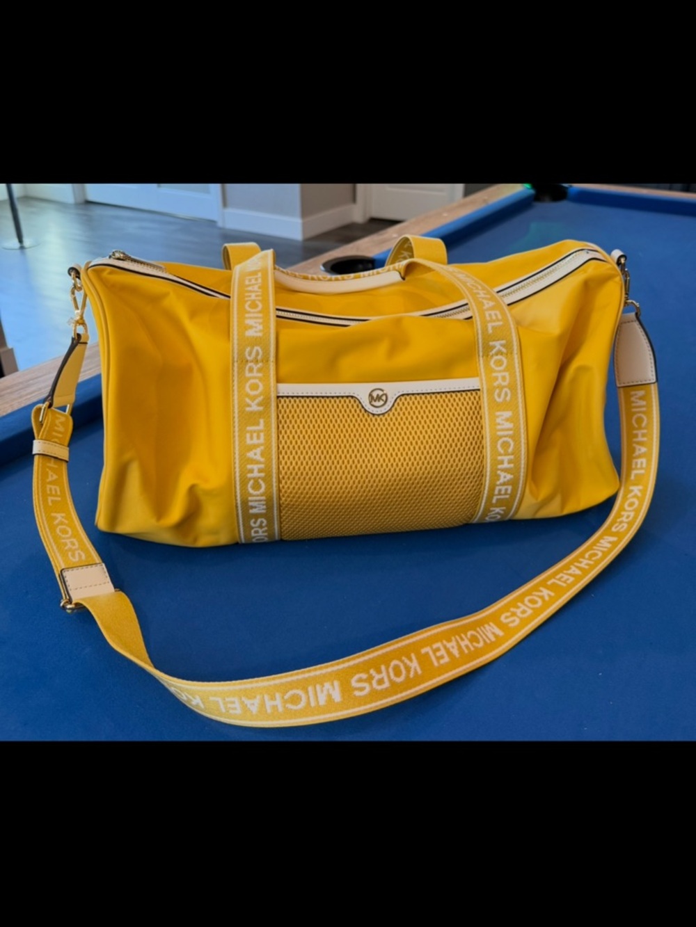 Michael Kors Yellow Weekend Duffel brand new with tags - Picture 1 of 5